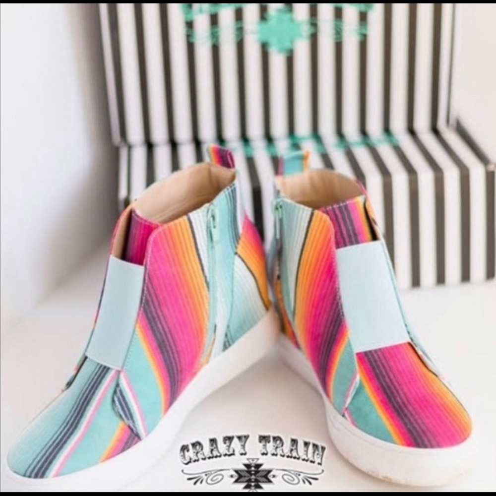 CRAZY TRAIN SERAPE WEDGE SNEAKER